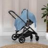 Cotton Yarn Baby Stroller Cover: Lightweight, Breathable Muslin Sunshade