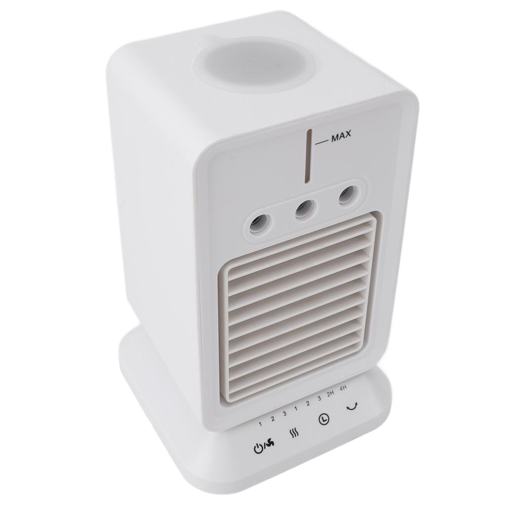 Portable Air Conditioner Multifunctional 3 Levels Oscillating Spray Humidifier Fan Desktop Water