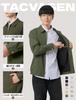 TACVASEN Casual Lightweight Windproof Military Size OD M Men's Jacket, Spring/Autumn Clothing, Jumper, Windbreaker, Workwear, Baseball, Jacket,
