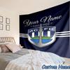 Custom Name Acfc Team Crest Printed Tapestry, for Bedroom,Livingroom, Dormitory, Large Wall Decor, Fabric Decor Fan Birthday Gifts