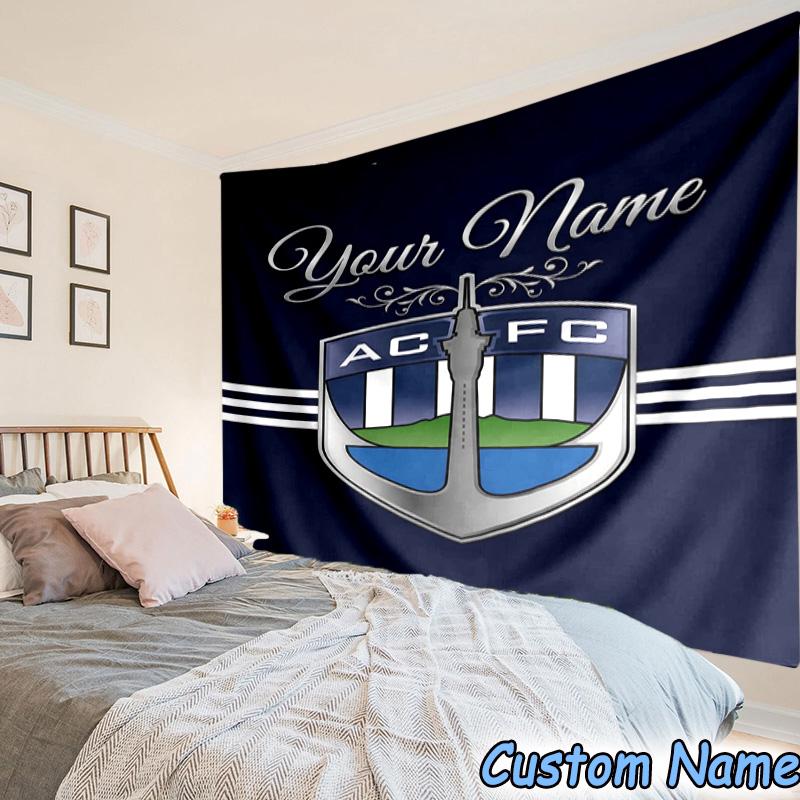 Custom Name Acfc Team Crest Printed Tapestry, for Bedroom,Livingroom, Dormitory, Large Wall Decor, Fabric Decor Fan Birthday Gifts