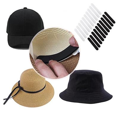 Summer Hat Sweatband 10pcs Hat Size Reducer Sweat Absorbing Pad Stickers Disposable Cap Soft EVA Hood Liner Insert Pad