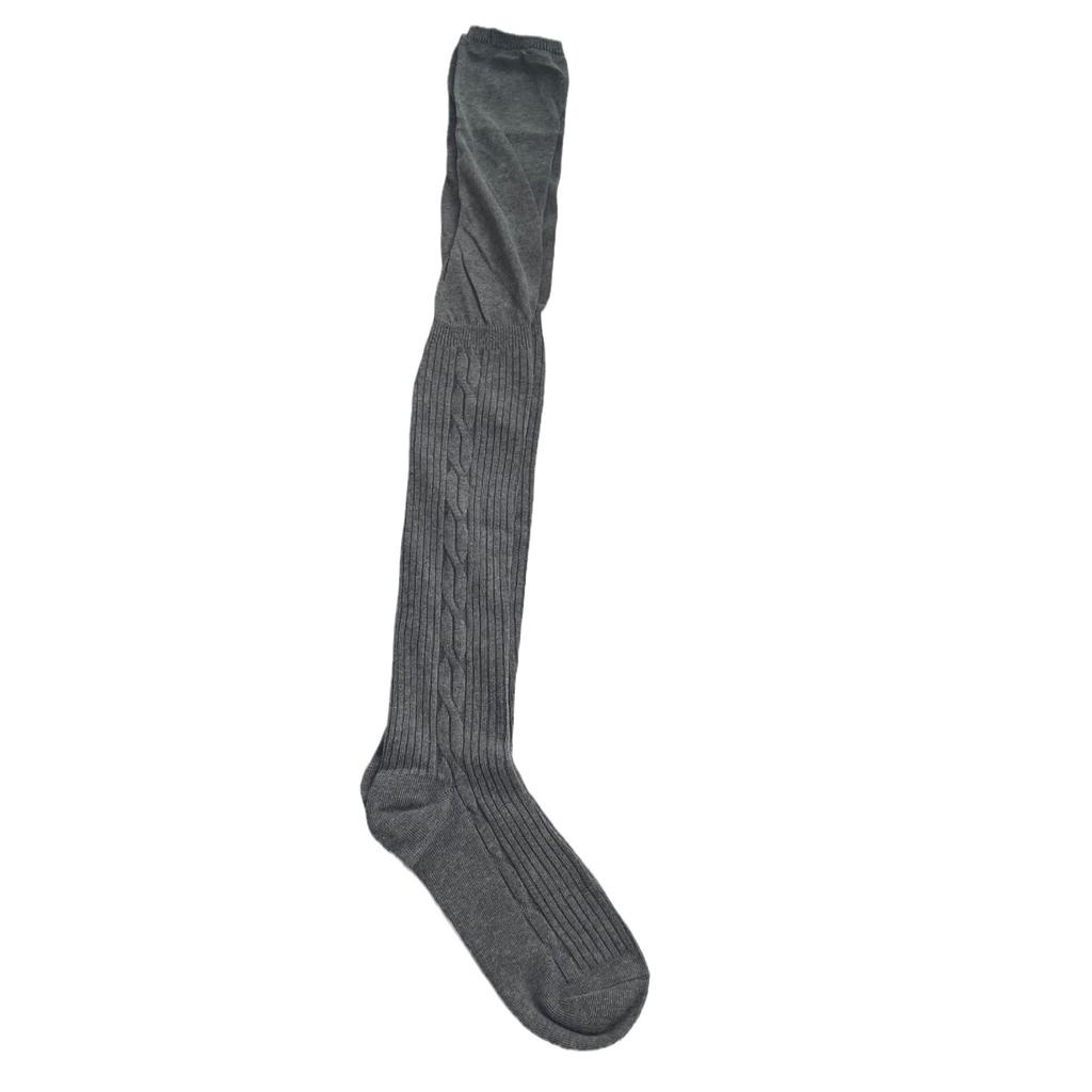 Autumn And Winter Knee Socks Calf Socks Women'S Thigh Socks Ins Korean Wear Twist Pattern High Tube Socks Beautiful Leg Stacking Socks