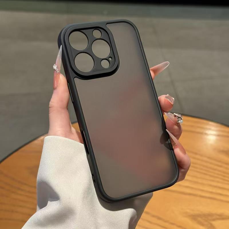 Heavy Shockproof Shell Armor Case For iPhone 13 Pro 11 12 13 14 15 16 Plus 17 Pro Max Air Hybrid Matte Transparent Hard Cover