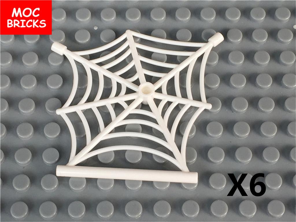 MY OWN CREATION Blocks Spider Cobweb Net Animal 30238 90981 Halloween Series Learning Building Blocks Assembled Playthings Plastic Dolls