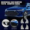 Car Front Grille Teeth Decor 3D Printed Vampire Tooth Decor Suitable for Cars Truck or SUV Halloween Decor