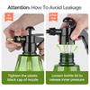 1.5L Garden Watering Pressure Sprayer Bottle Horticultural Plant planting Watering Tool Household Watering High-Pressure Sprayer