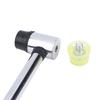 1 Pair Of Double Face Tap Rubber Hammer Head 25Mm 30Mm 35Mm 40Mm 45Mm Yellow Black Hammer Replacement Striking Head