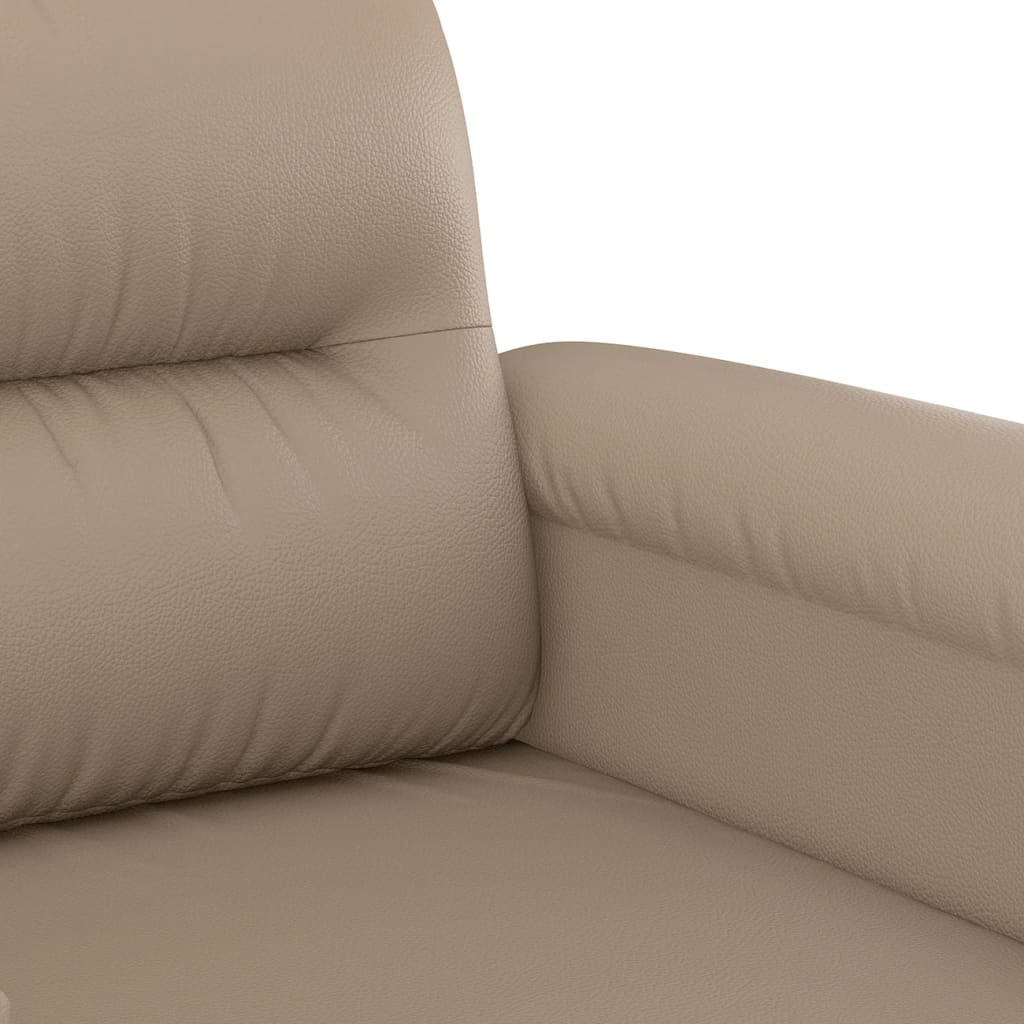 Armchair Cappuccino Brown 60 Cm Artificial Leather