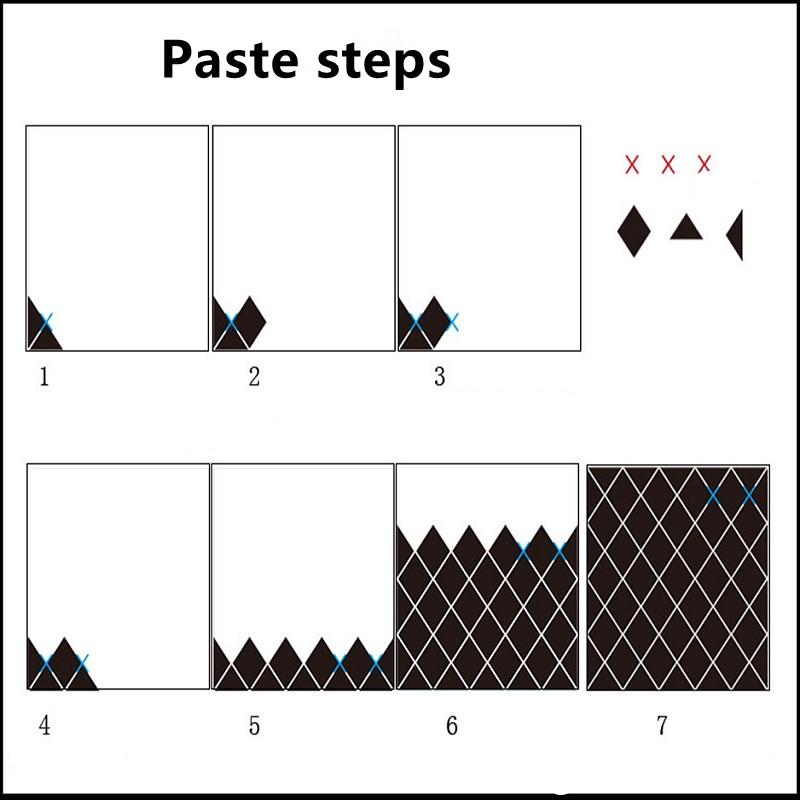 Buy High Quality Diamonds Triangles Wall Art Acrylic Mirror Wall Sticker House Decoration 3D DIY