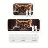 1Pcs Anti Fatigue Kitchen Rugs, Charming Cat Print Waterproof Non-Slip Thick Cushioned Mat Comfort Standing Mat