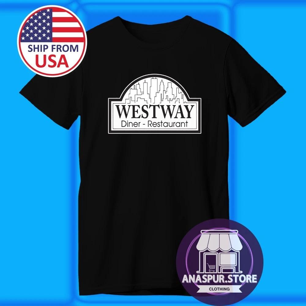 Westway Diner Restaurant Men s Black Size S-5XL 4XL