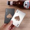 Credit Card Size Wine Metal Opening Tool Silver/Black Credit Card Bottle Opener  Outdoor
