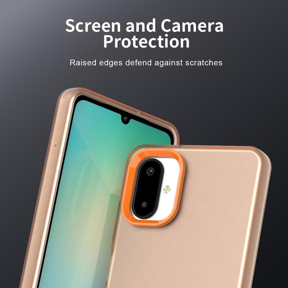 For Samsung Galaxy F06 5G/M06 5G Case PC+TPU+PET Matte Anti-Drop Phone Back Cover