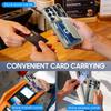 With Card Holder Sliding Camera Cover And Stand For Samsung Galaxy S26 Ultra Phone Case, Anti-Fall PC+TPU Wallet Case-Champagne