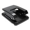 2 Hole Punch 6mm Diameter 80mm Spacing 12mm Paper Feed 40 Sheet Capacity Labor Saving Hole Puncher