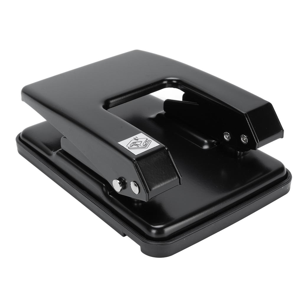 2 Hole Punch 6mm Diameter 80mm Spacing 12mm Paper Feed 40 Sheet Capacity Labor Saving Hole Puncher