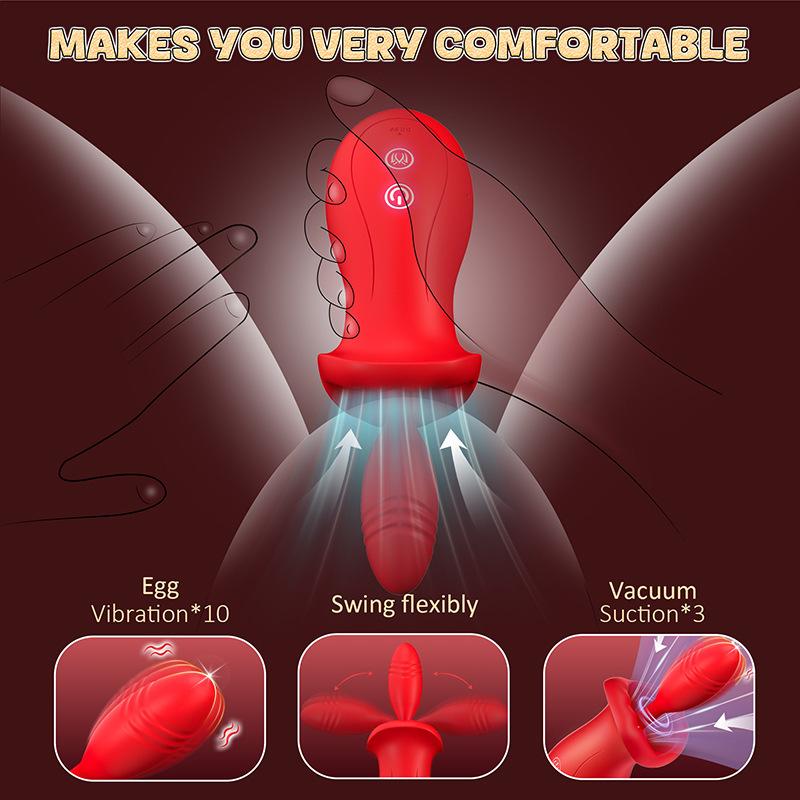 Clitoral Sex Vibrator for Women Sex Toy 13 Modes Tongue Vibrating Egg Clitoris Stimulator Sex Toy Vibrating Dildo Masturbator