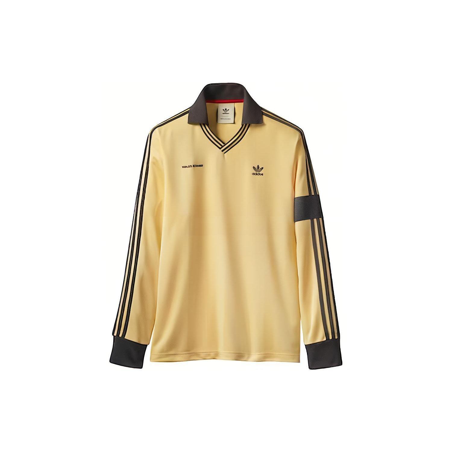 

Adidas Толстовка унисекс с V-образным вырезом и длинными рукавами с вышитым логотипом Желтая футболка adidas-wales-football L