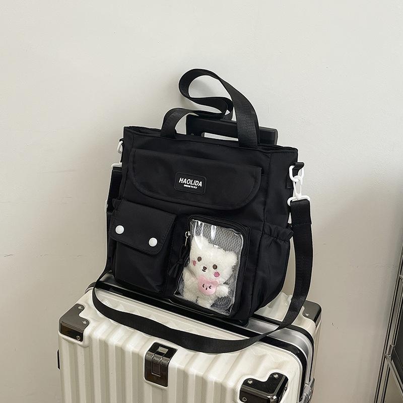 Prosta i wszechstronna torba listonoszka ins torba damska styl casualowy japoński i koreański do dojazdów na ramię torba tote studencka na zajęcia