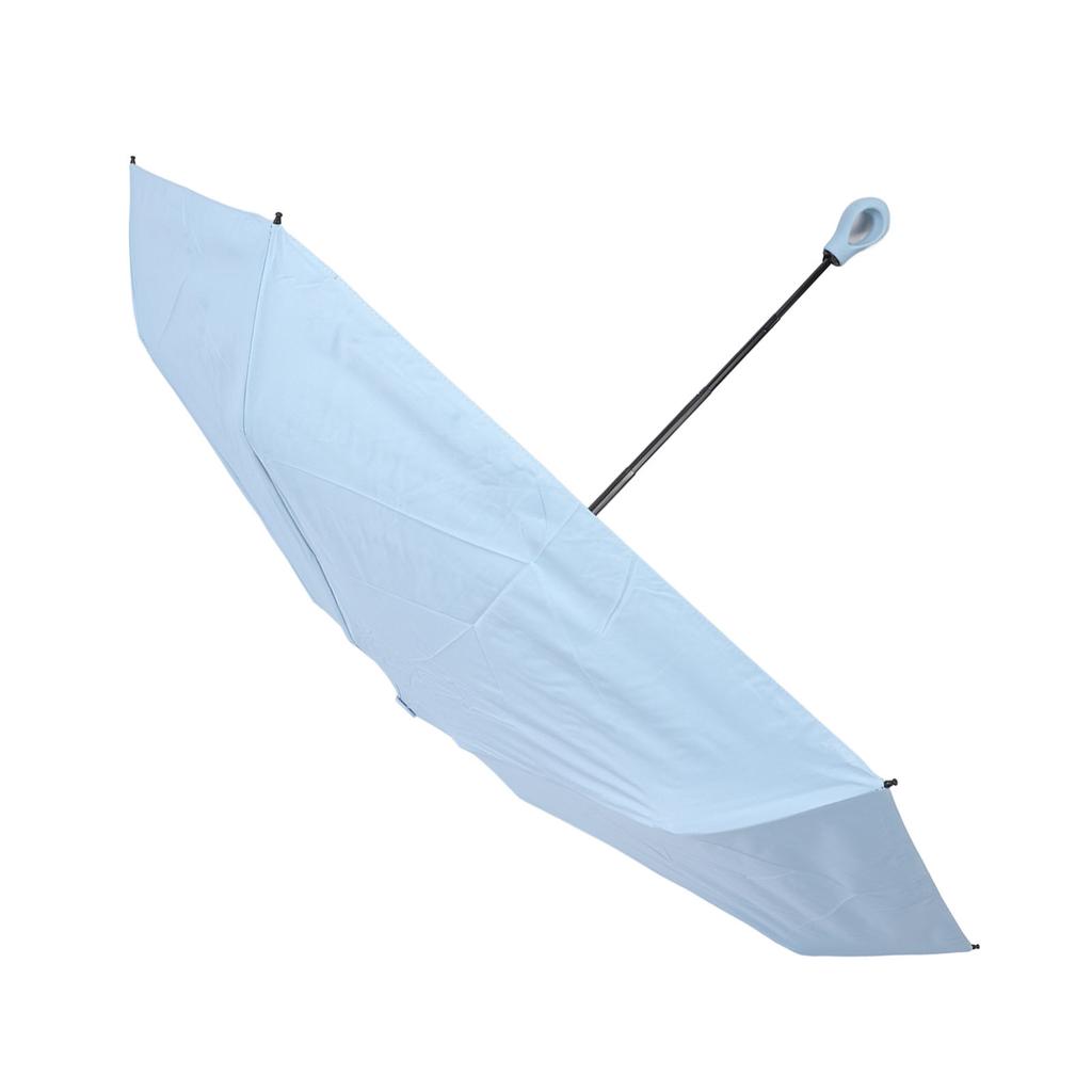 Mini Reise-Sonnenschirm Sonnenschutz Regenschutz Kompakter 5-fach faltbarer tragbarer Klappschirm für Outdoor Himmelblau