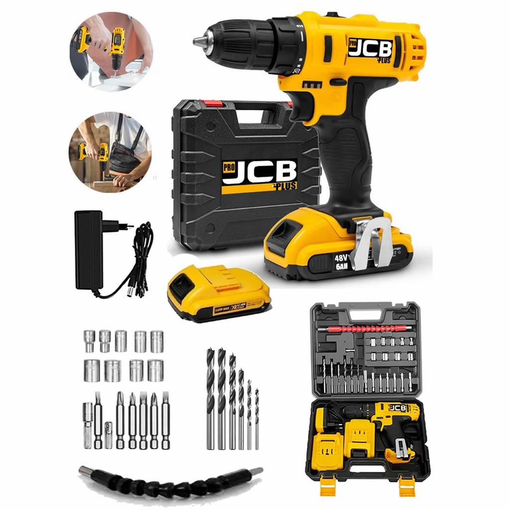 Cheap ProJCB Plus HardUp 42 V 5 Ah Metal Gearbox Dual Samsung Battery