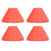 20PCS Football Training Markers Multifunction PE Soccer Training Disc Cone Set for Kids Novice Outdoor