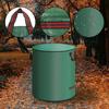 Large Capacity Garden Leaf Bag Branches and Fallen Leaves Collection Bag Dark Green PP Woven Reusable Plant Garbage Bag Supplies