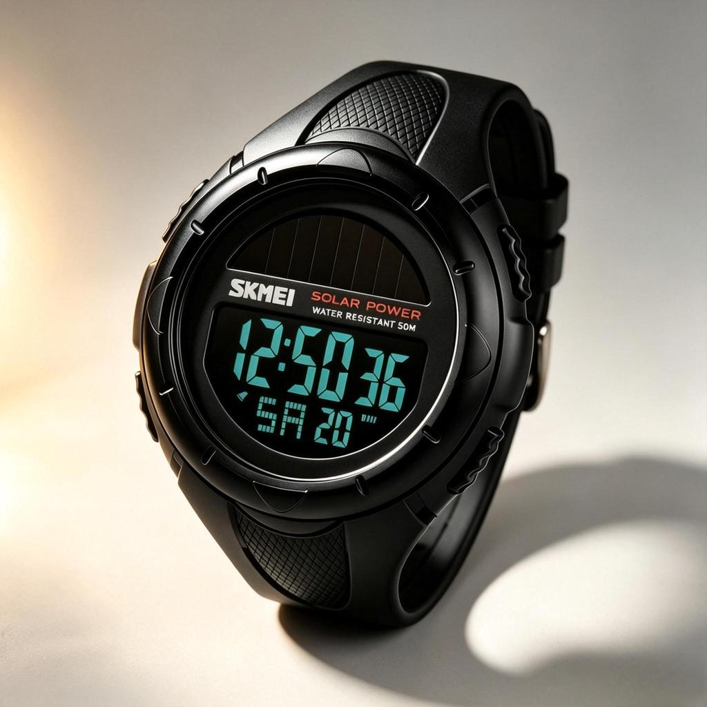 Herren Digitaluhr SKMEI Solar Dual Display Sport 1405