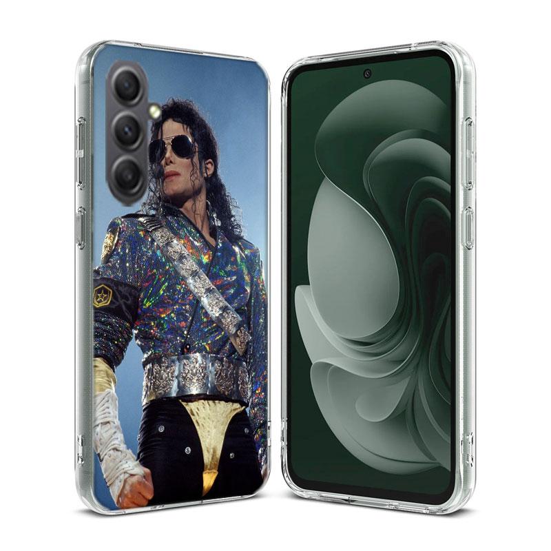 Michael Jackson Legendary Singer Phone Case for Samsung A16 A26 A36 A56 A17 A37 A57 A07 A06 A02S A03 A04S A05S Galaxy Note 20 10