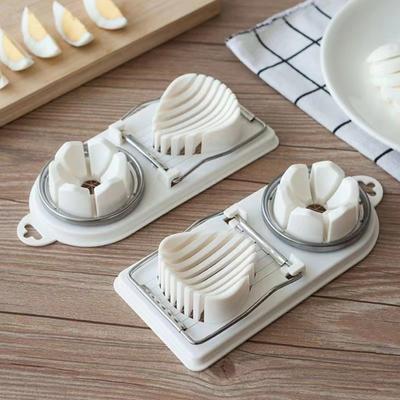 Stainless Steel Egg Slicer Egg Separator Tool for Hard Boiled Eggs & Century Eggs Multifunctional Egg Separators Kitchen Gadget