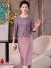 Elegant 2025 Purple Mother-of-the-Bride Dress for Daily Wear