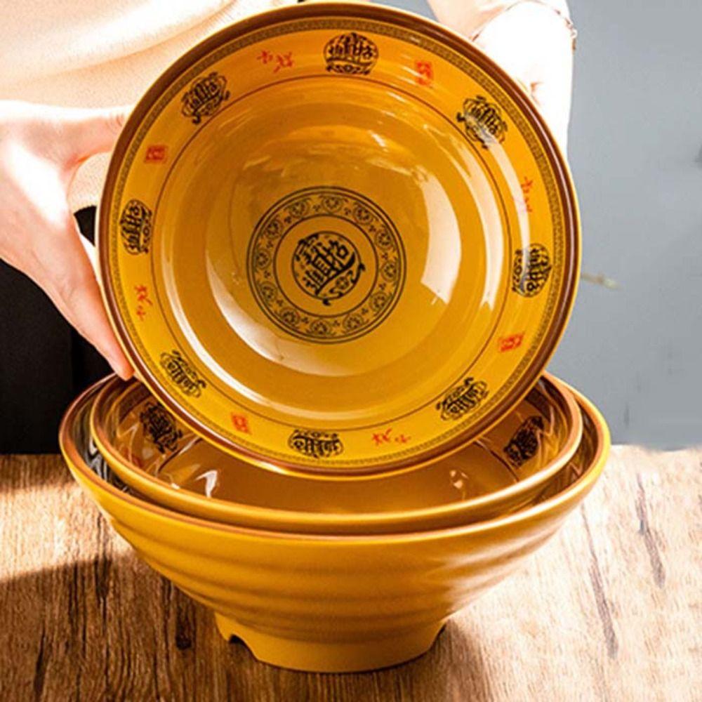 Japanese-style Melamine Ramen Bowl Large Capacity Soup Bowl Commercial Noodle Bowl  Hotels