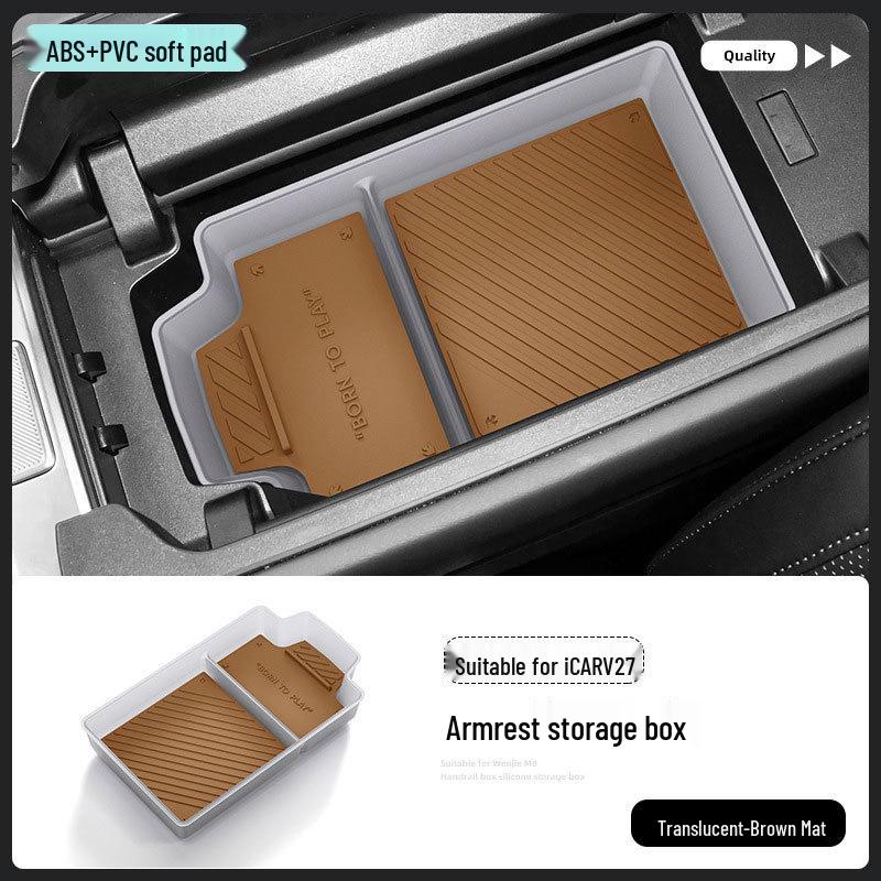 Chery iCAR V27 Custom Armrest Center Console Storage Box