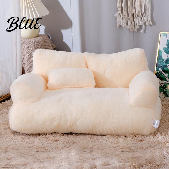 Non-slip Pet Bed Dog Nest Comfortable Removable Sofa Soft 1 Set Cozy Washable Cat Sleeping