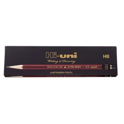 Mitsubishi Pencil Pencil High Uni K HB 1 Dozen Paper Box HUKHB