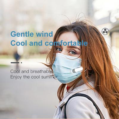 Ventilador de máscara, ventilador de escape portátil transfronterizo, ventilador con Clip de refrigeración silencioso deportivo recargable por USB