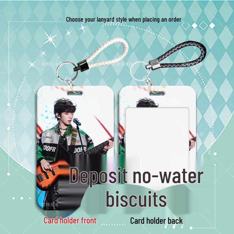 4th Gen Chen Junming Sliding Card Holder: Student Meal, Bus, Access & Water Card Case