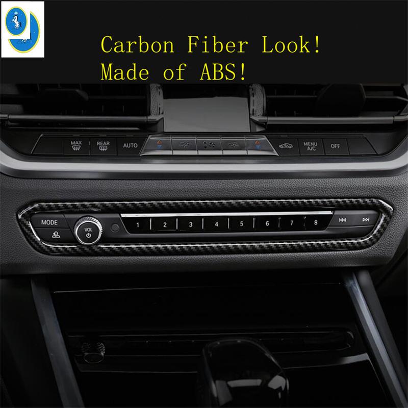 ABS For BMW 3 Series G20  - 2024 Car Central Console Middle Air Vent Cover Trim Decor Frame Interior Refit Kit Accessories