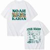 Футболка Noah Kahan Stick Season Tour Tee Футболка Noah Kahan Music Футболка Stick Season Album Подарки для фанатов Футболки с коротким рукавом и круглым вырезом