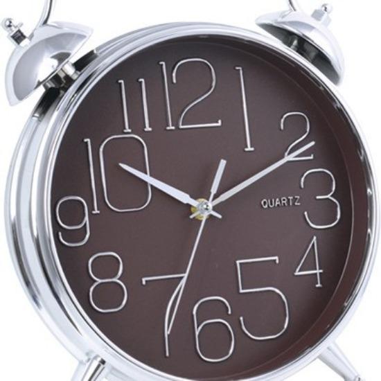 

10-дюймовые настенные часы с гальваническим покрытием, имитирующие будильник, настенный дизайн, часы в художественном стиле, для гостиной, настольные, настенные 10