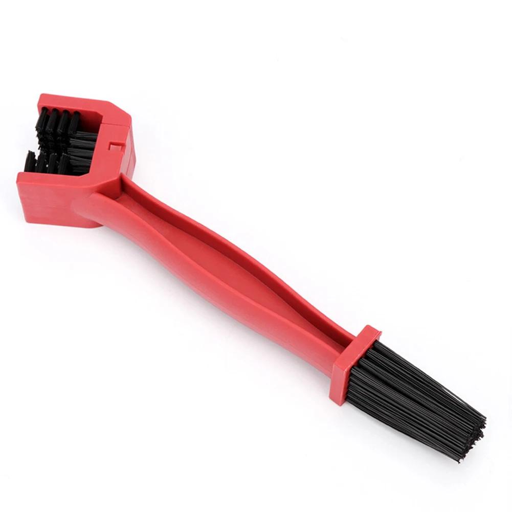 Motorcycle Chain Cleaning Brushes Portable Tool Washing Scrubber Brushes Bike Gear Cleaner Maintenance for Honda Yamaha Bmw Ktm