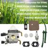 Filtro de Ar e Combustível do Carburador Carb Para STIHL FS38 FS45 FS46 FS55 KM55 FS80 FS85 Linha de Filtro de Ar e Combustível Junta do Carburador Peças Automotivas para Carro