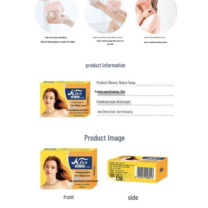 Nais Refreshing Lemon Soap Bar