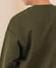 Ellamo Terry Basic Plain Oversized Sweatshirt [Khaki]