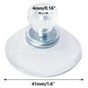 5/10Pcs Suction Cup Plastic Suction Pads 25/32/41/53 mm Clear PVC Sucker Pads Strong Adhesive Suction Holder with Screw Nut