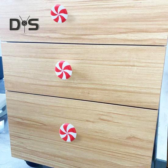 20 stk Halloween Gresskar Skapdørknott Jul Peppermyntekake Skuff Skap Kommode Garderobedør Trekkhåndtak Høytidsdekorasjon