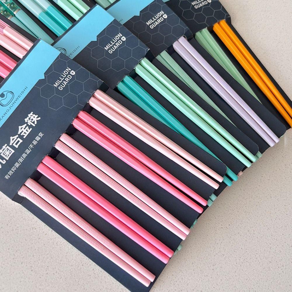 New Chinese Chopsticks Tableware Chop Sticks Chopsticks Non-Slip Food Sticks Reusable