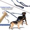 Dual Dog Leash, Double Dog Leash, 360° Swivel No Tangle Dog Walking Leash for 2 Dogs up to 200lbs, Comfortable Adjustable Dual Padded Handles (Royal