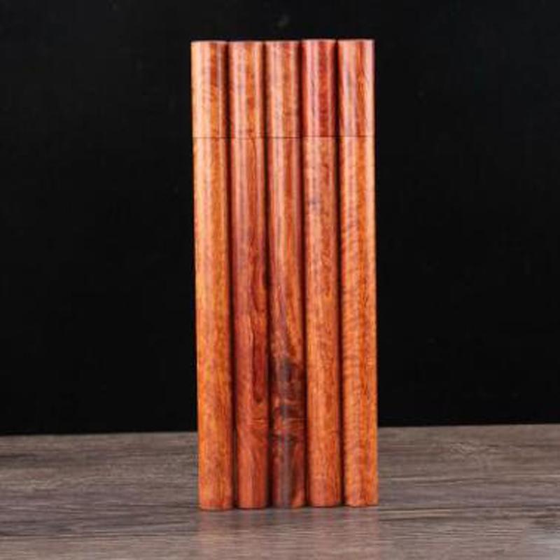 Natural Wood Incense Stick Tube Holder Home Fragrances For Sleep Health Home Furnishings Rosewood Case Stick Incense Storage Box 7